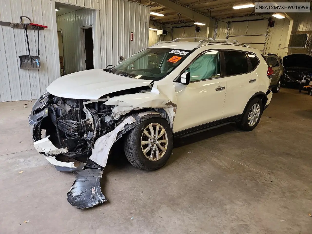 NISSAN ROGUE 2017, VIN JN8AT2MVXHW018998