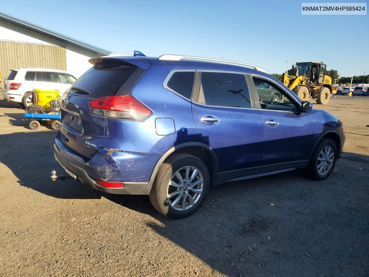 2017 NISSAN ROGUE VIN KNMAT2MV4HP585424 — фото 3