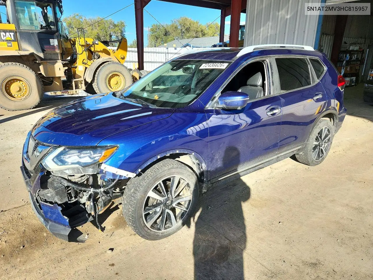 NISSAN ROGUE 2017, VIN 5N1AT2MV3HC815957