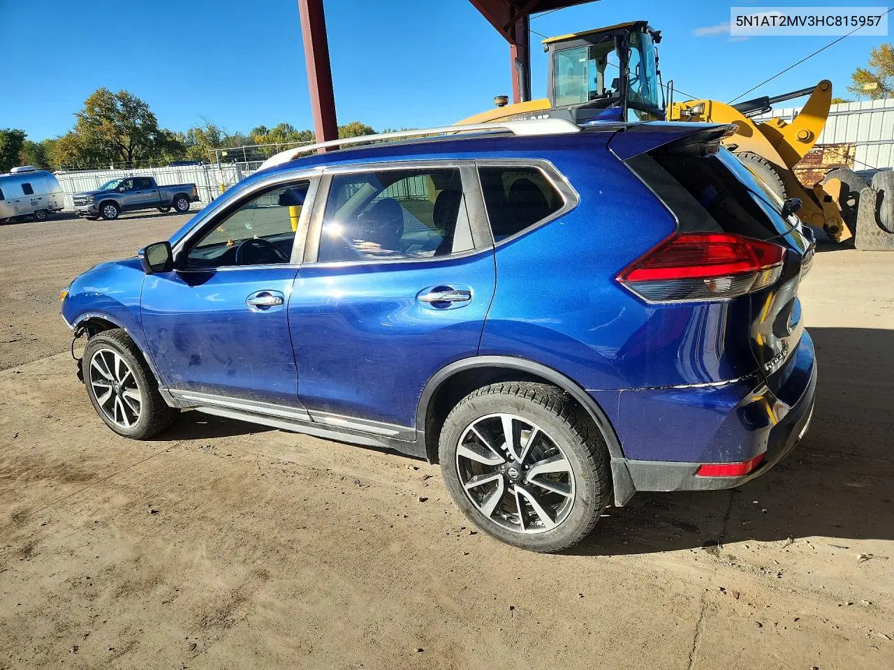 2017 NISSAN ROGUE VIN 5N1AT2MV3HC815957 — фото 2