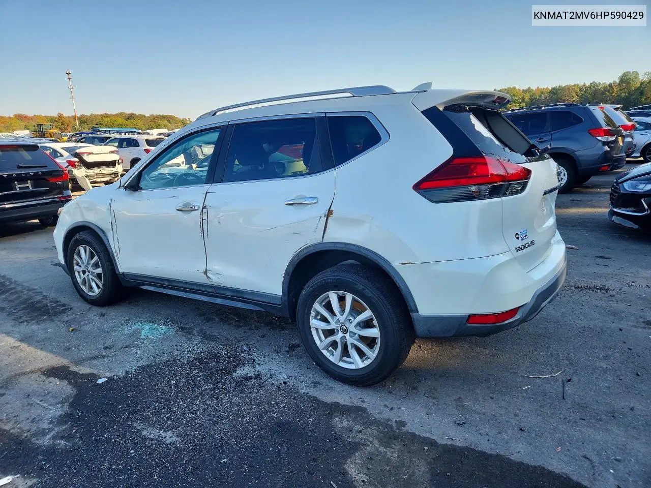 2017 NISSAN ROGUE VIN KNMAT2MV6HP590429 — фото 2
