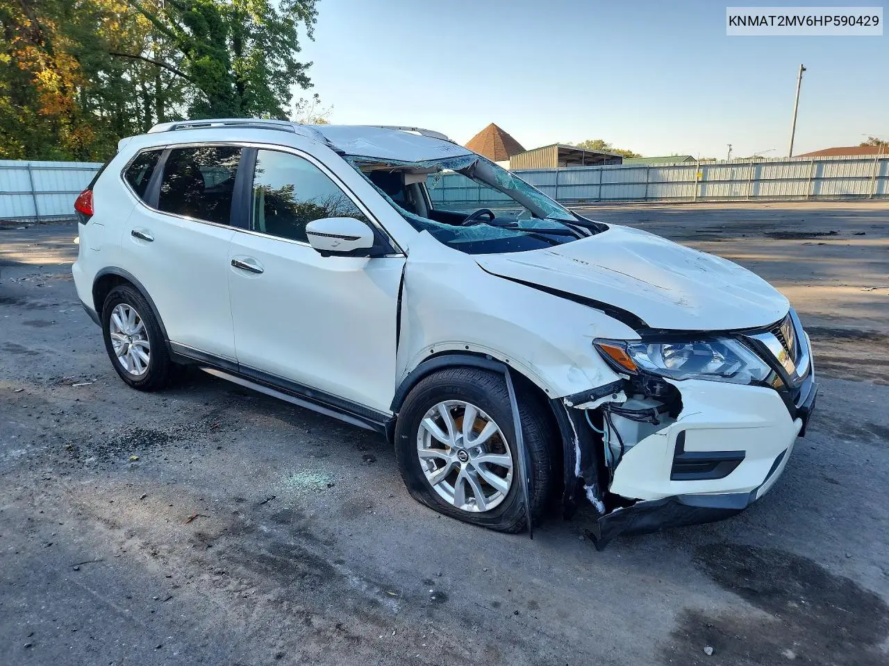 2017 NISSAN ROGUE VIN KNMAT2MV6HP590429 — фото 4