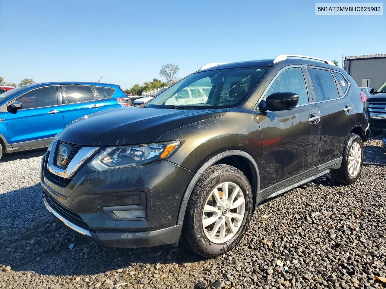 NISSAN ROGUE 2017, VIN 5N1AT2MV8HC825982