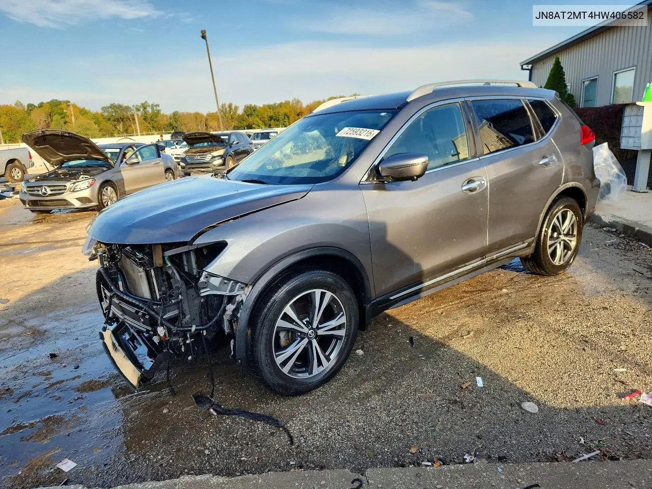 NISSAN ROGUE 2017, VIN JN8AT2MT4HW406582