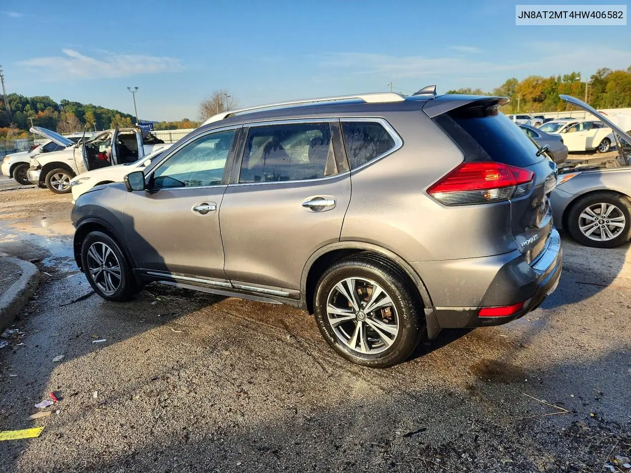 2017 NISSAN ROGUE VIN JN8AT2MT4HW406582 — фото 2