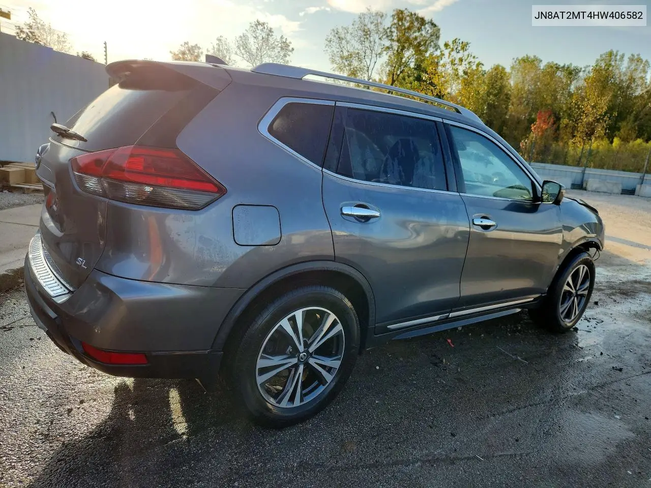2017 NISSAN ROGUE VIN JN8AT2MT4HW406582 — фото 3