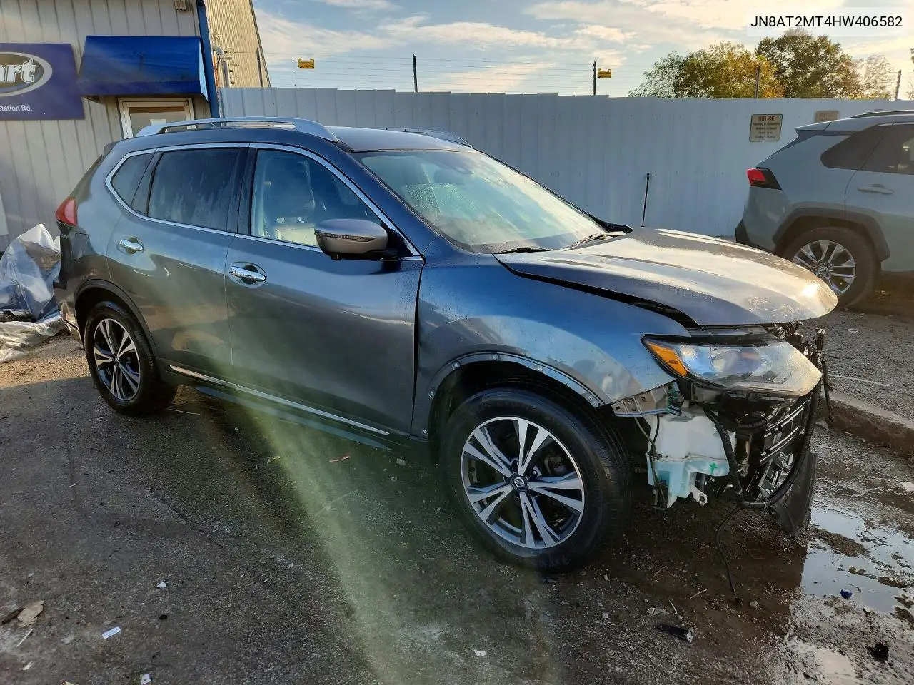 2017 NISSAN ROGUE VIN JN8AT2MT4HW406582 — фото 4
