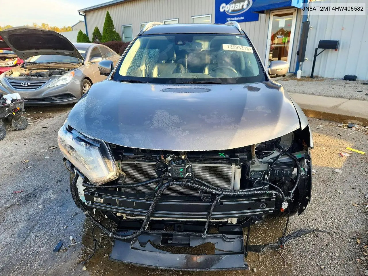 2017 NISSAN ROGUE VIN JN8AT2MT4HW406582 — фото 5