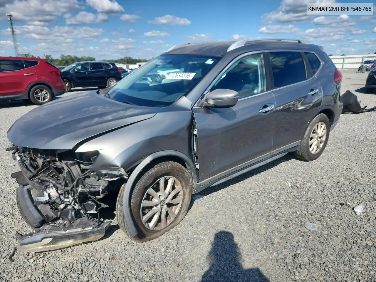 NISSAN ROGUE 2017, VIN KNMAT2MT8HP546768