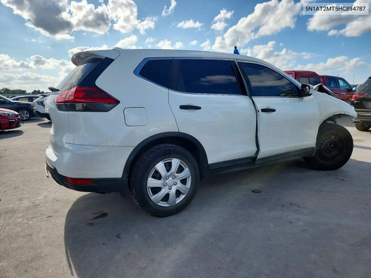 2017 NISSAN ROGUE VIN 5N1AT2MT5HC894787 — фото 3