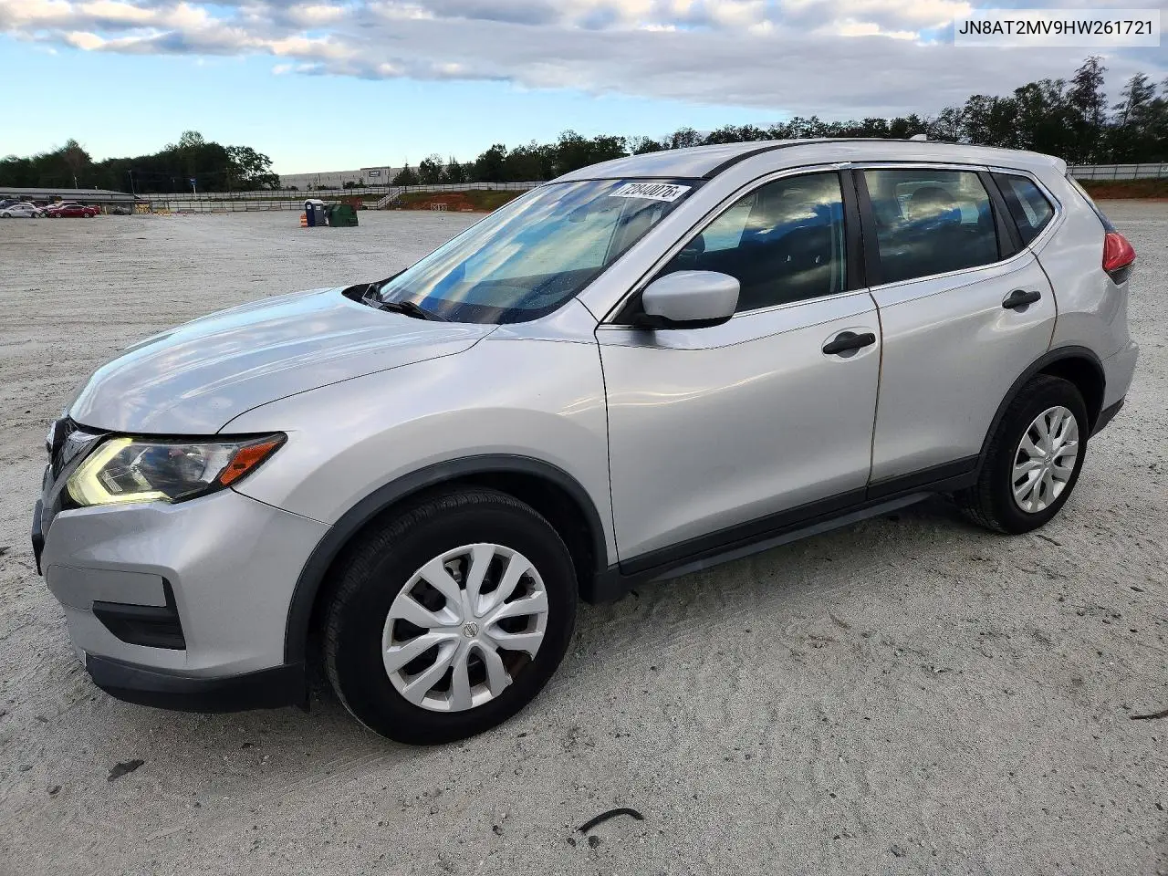 NISSAN ROGUE 2017, VIN JN8AT2MV9HW261721