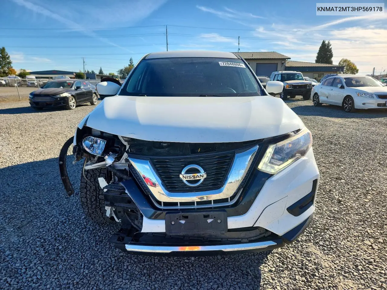 2017 NISSAN ROGUE VIN KNMAT2MT3HP569178 — фото 5