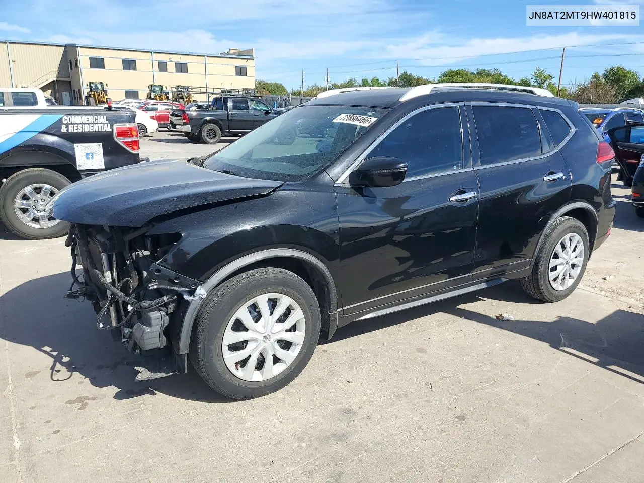 NISSAN ROGUE 2017, VIN JN8AT2MT9HW401815