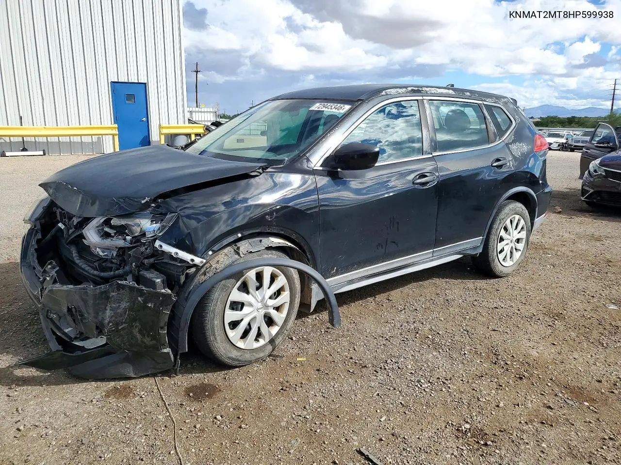 NISSAN ROGUE 2017, VIN KNMAT2MT8HP599938