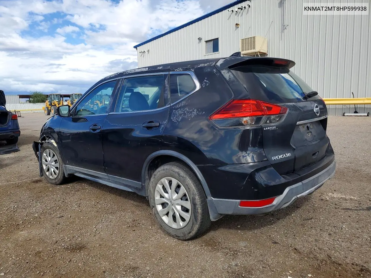 2017 NISSAN ROGUE VIN KNMAT2MT8HP599938 — фото 2