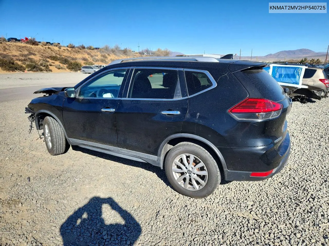 2017 NISSAN ROGUE VIN KNMAT2MV2HP540725 — фото 2