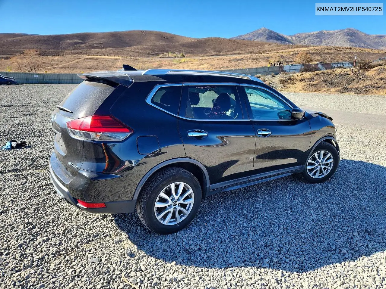 2017 NISSAN ROGUE VIN KNMAT2MV2HP540725 — фото 3