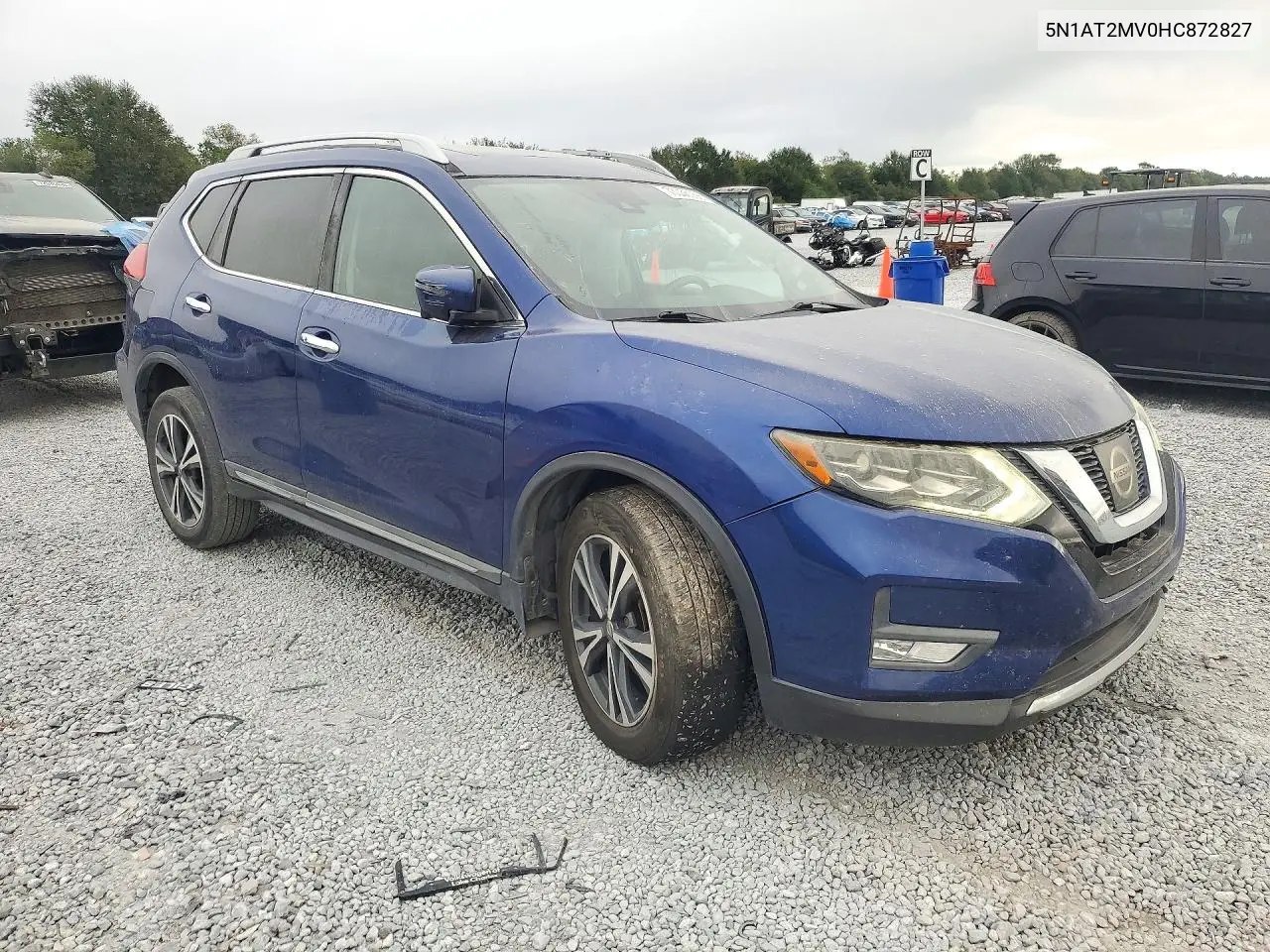 2017 NISSAN ROGUE VIN 5N1AT2MV0HC872827 — фото 4