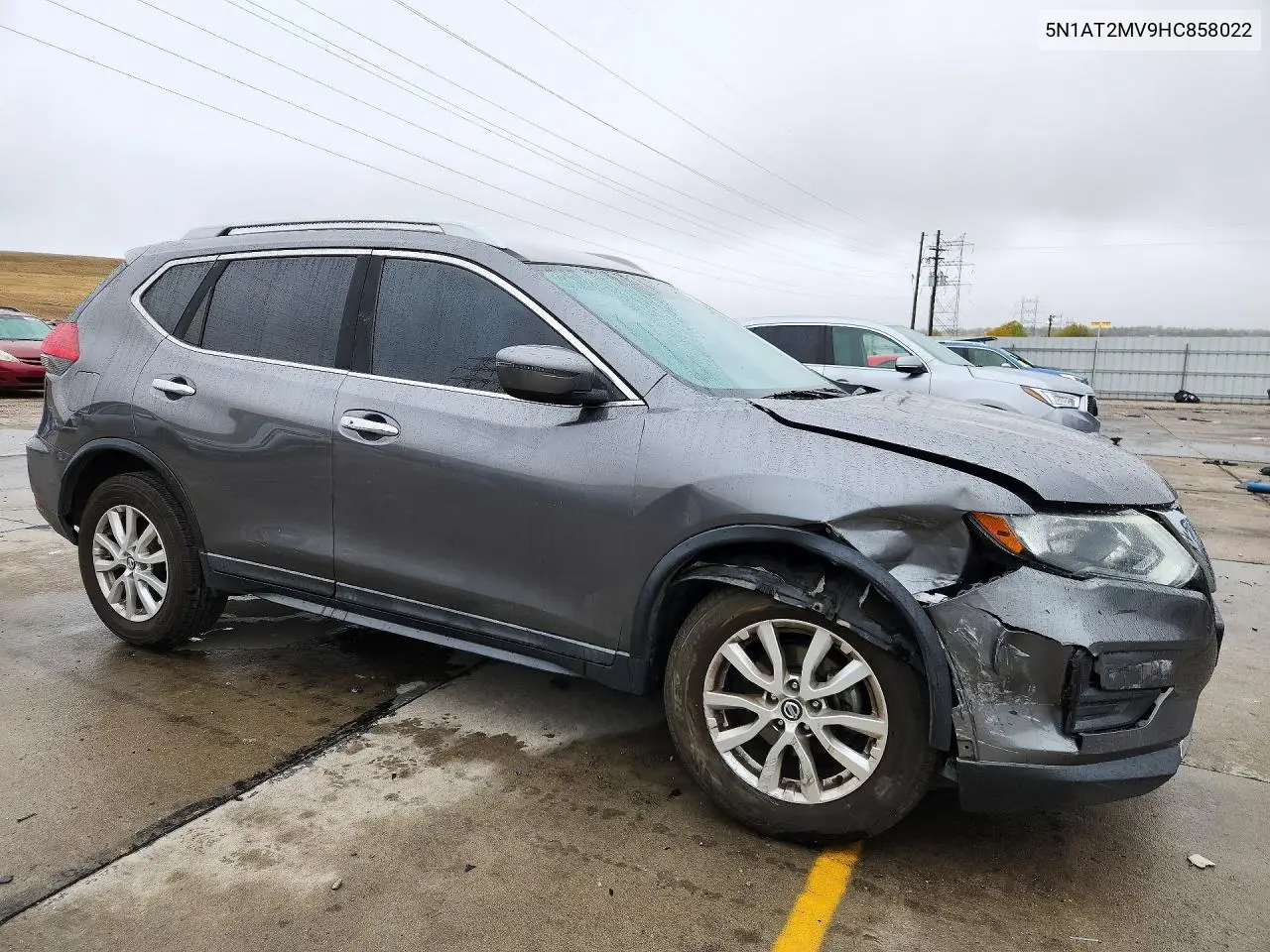2017 NISSAN ROGUE VIN 5N1AT2MV9HC858022 — фото 4