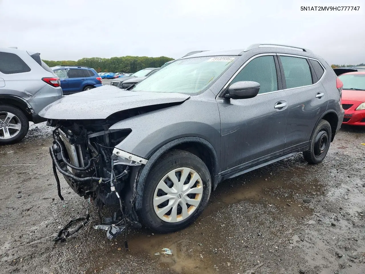 NISSAN ROGUE 2017, VIN 5N1AT2MV9HC777747