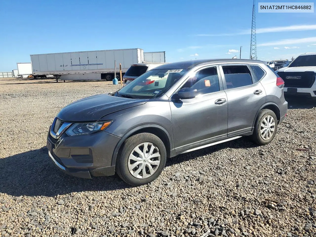 NISSAN ROGUE 2017, VIN 5N1AT2MT1HC846882