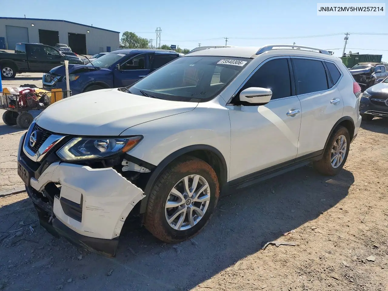NISSAN ROGUE 2017, VIN JN8AT2MV5HW257214
