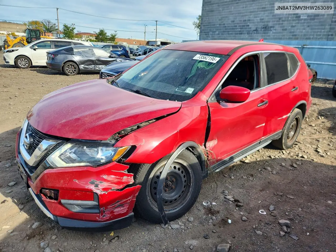 NISSAN ROGUE 2017, VIN JN8AT2MV3HW263089