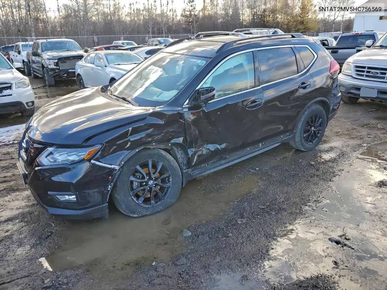 NISSAN ROGUE 2017, VIN 5N1AT2MV5HC756569