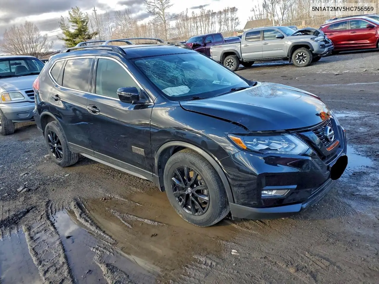 2017 NISSAN ROGUE VIN 5N1AT2MV5HC756569 — фото 4