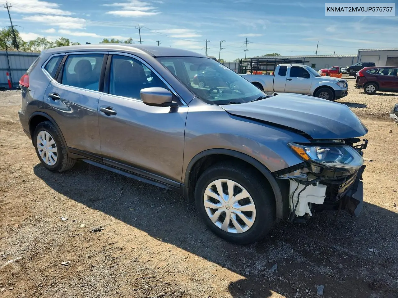 2018 NISSAN ROGUE VIN KNMAT2MV0JP576757 — фото 4