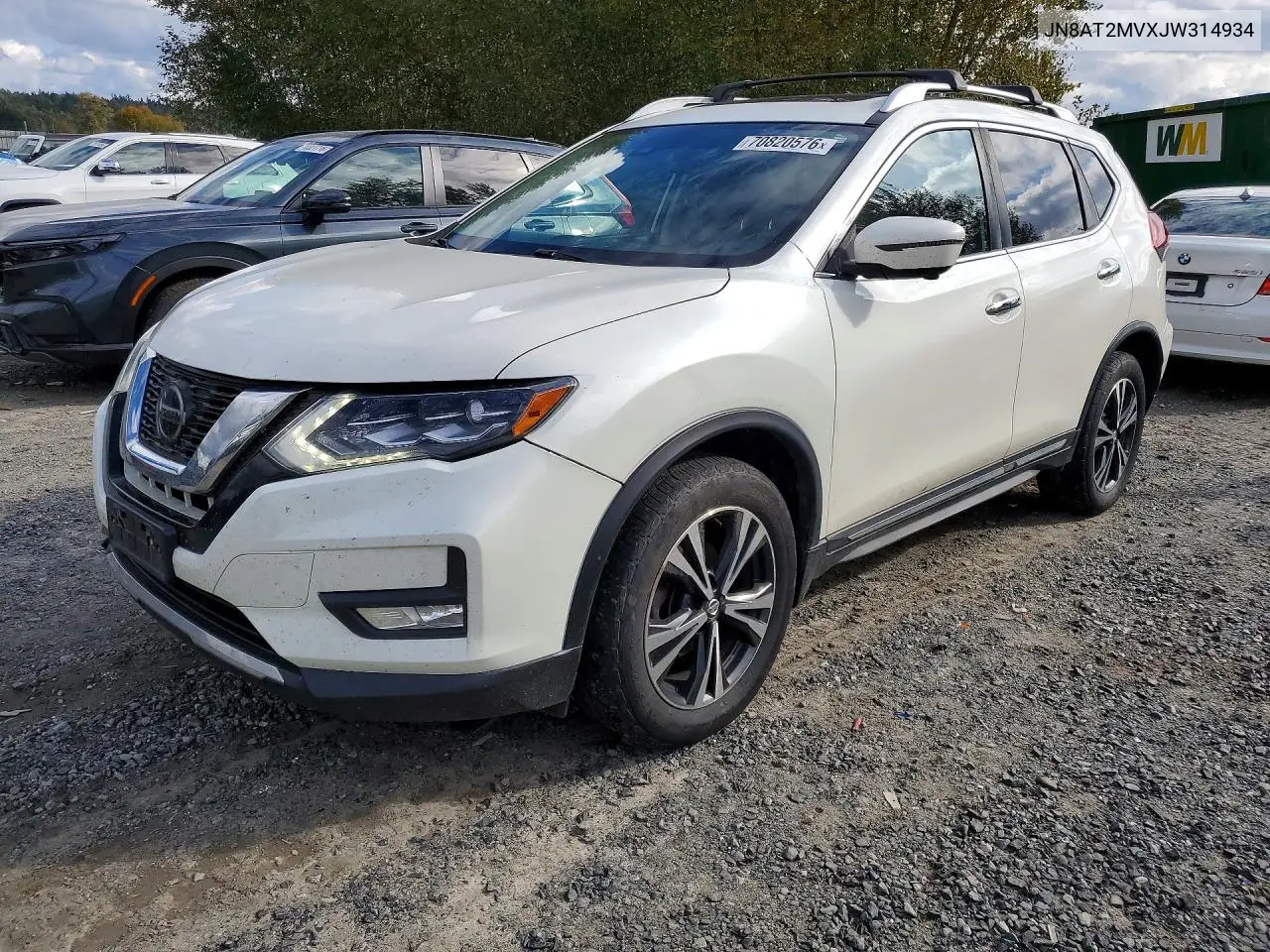 NISSAN ROGUE 2018, VIN JN8AT2MVXJW314934