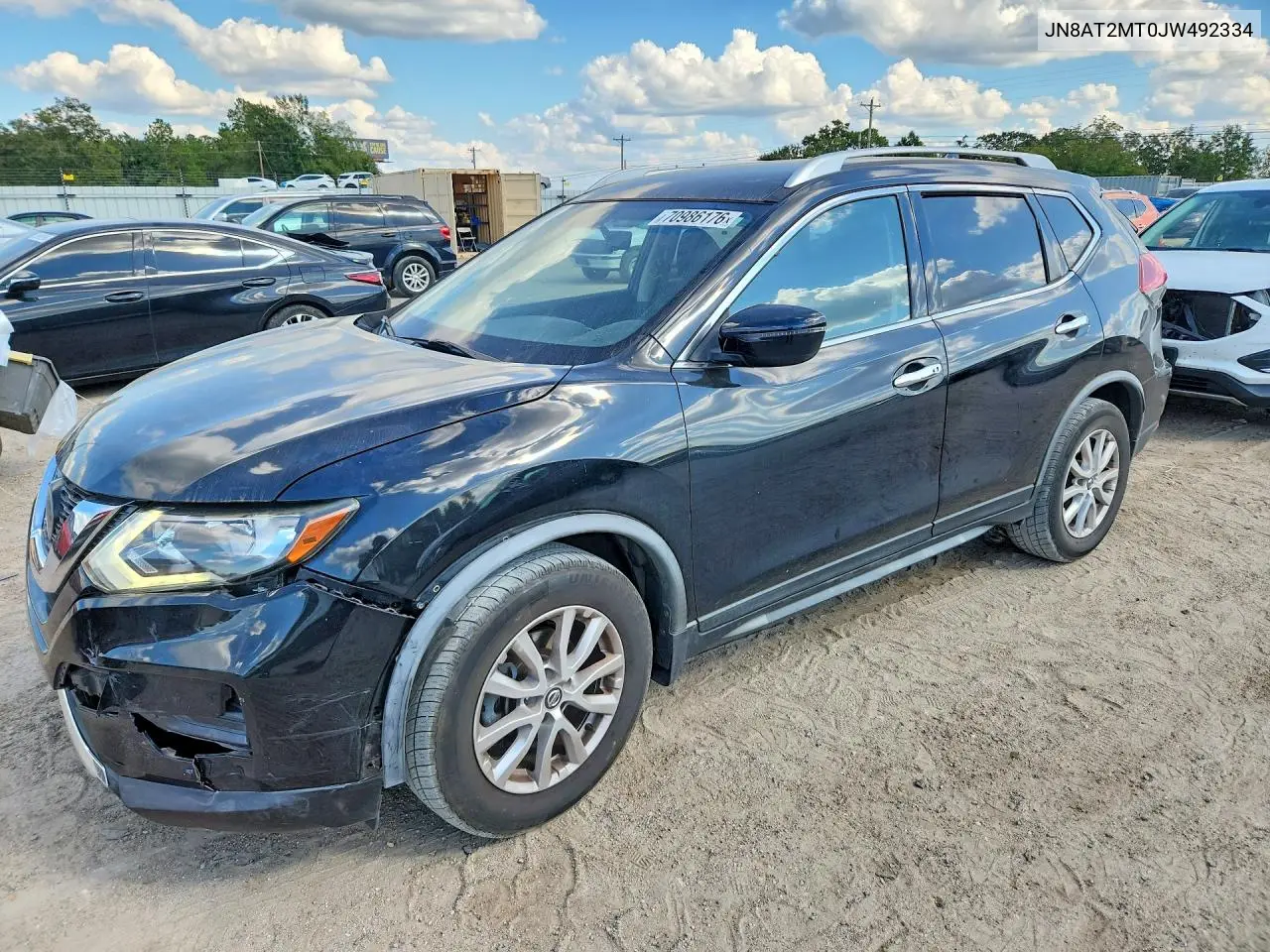 NISSAN ROGUE 2018, VIN JN8AT2MT0JW492334