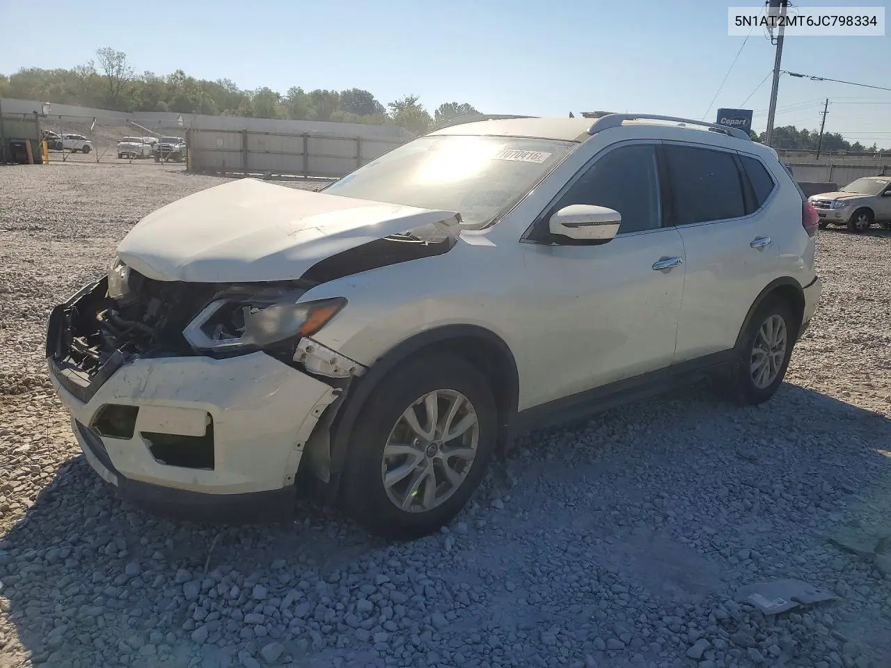 NISSAN ROGUE 2018, VIN 5N1AT2MT6JC798334