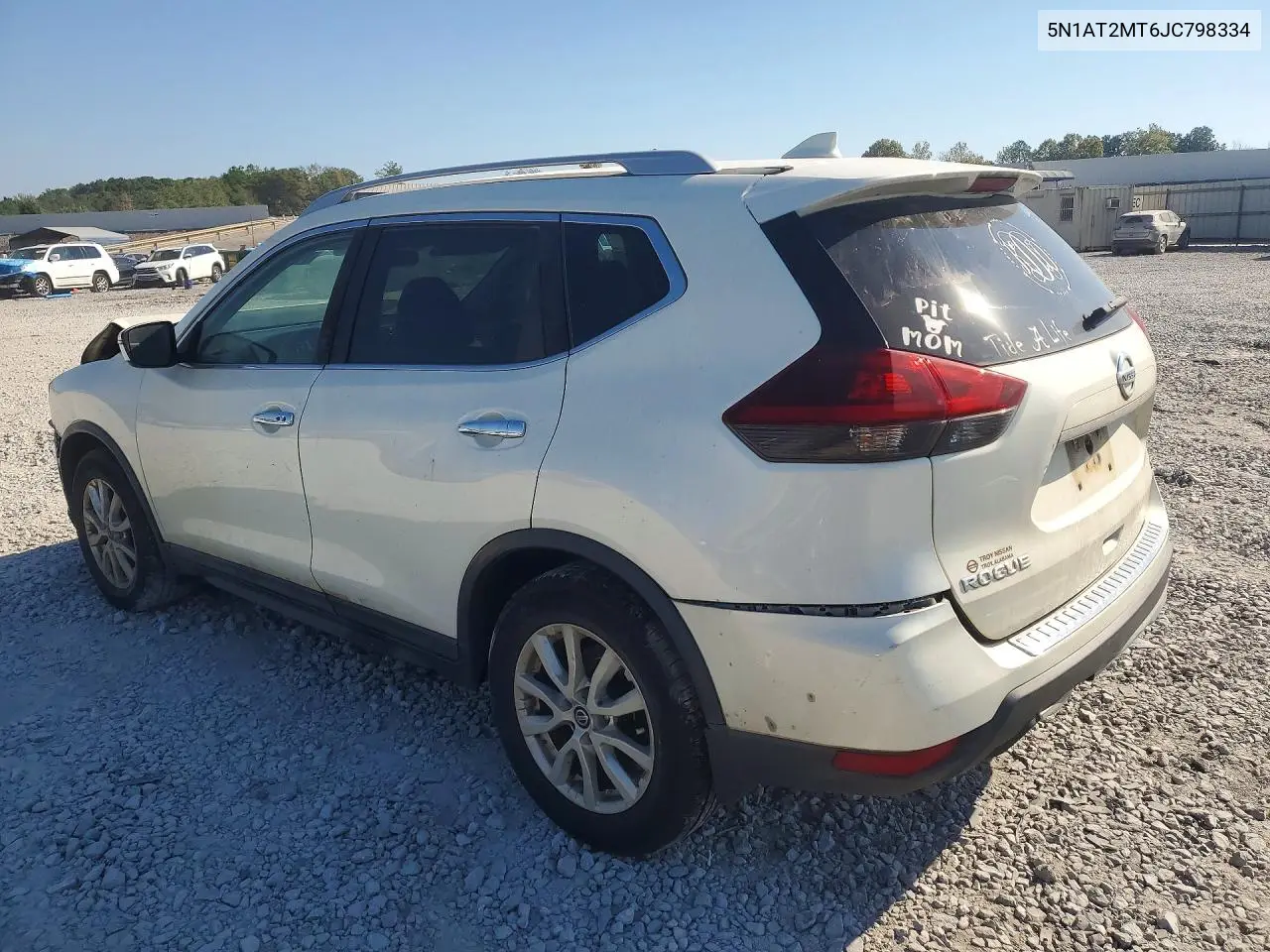 2018 NISSAN ROGUE VIN 5N1AT2MT6JC798334 — фото 2