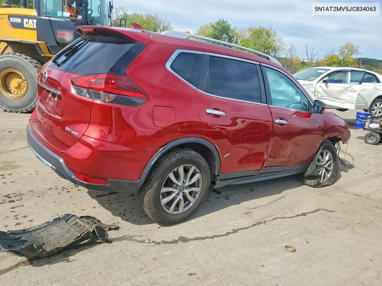 2018 NISSAN ROGUE VIN 5N1AT2MV5JC834063 — фото 3