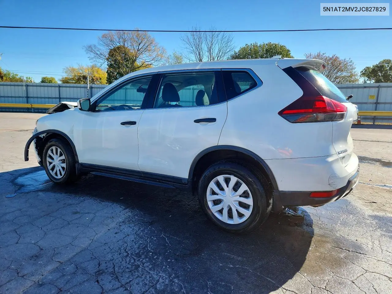 2018 NISSAN ROGUE VIN 5N1AT2MV2JC827829 — фото 2