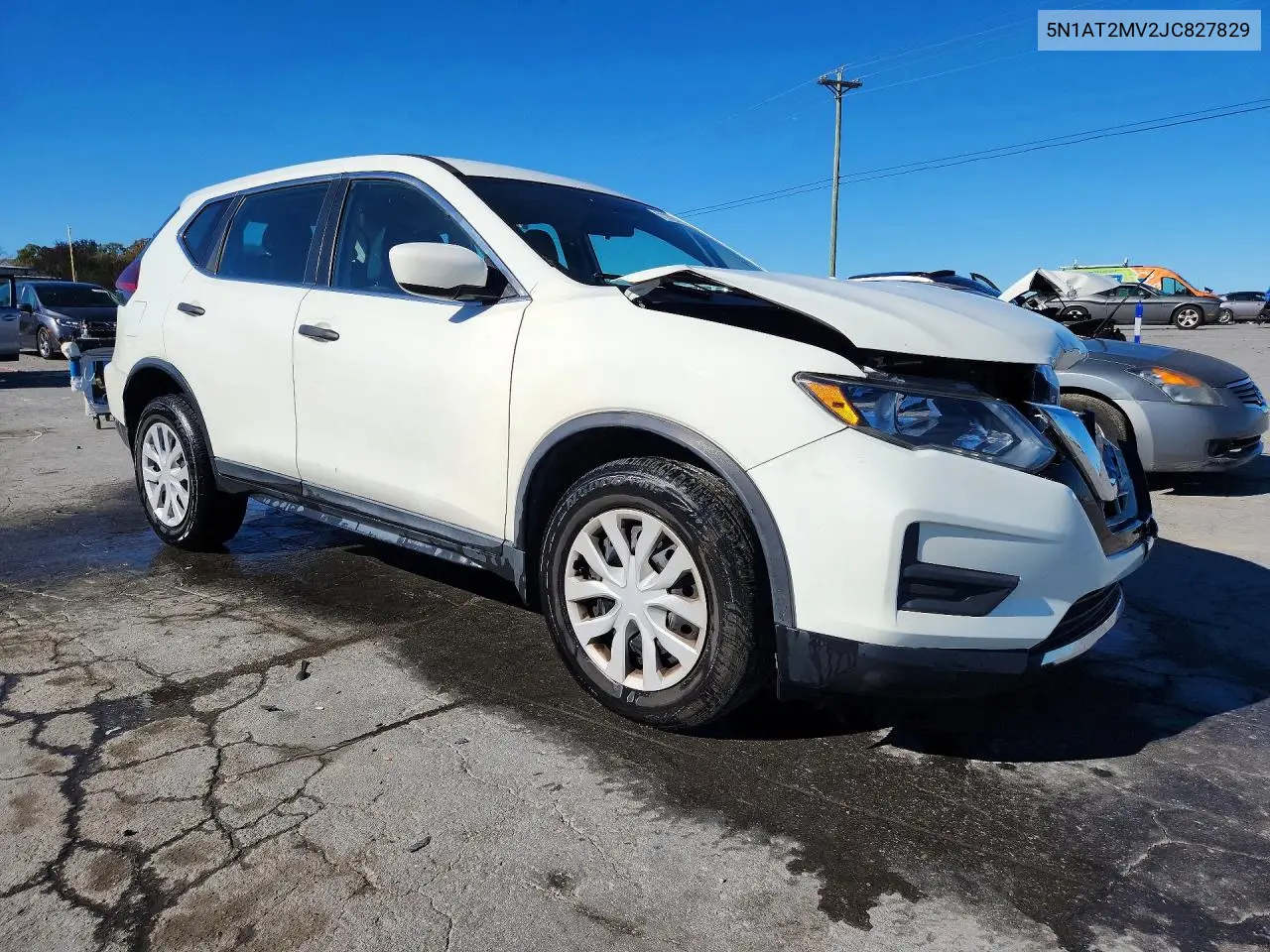2018 NISSAN ROGUE VIN 5N1AT2MV2JC827829 — фото 4