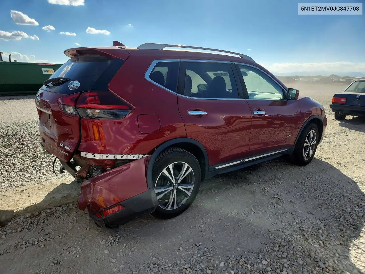 2018 NISSAN ROGUE VIN 5N1ET2MV0JC847708 — фото 3