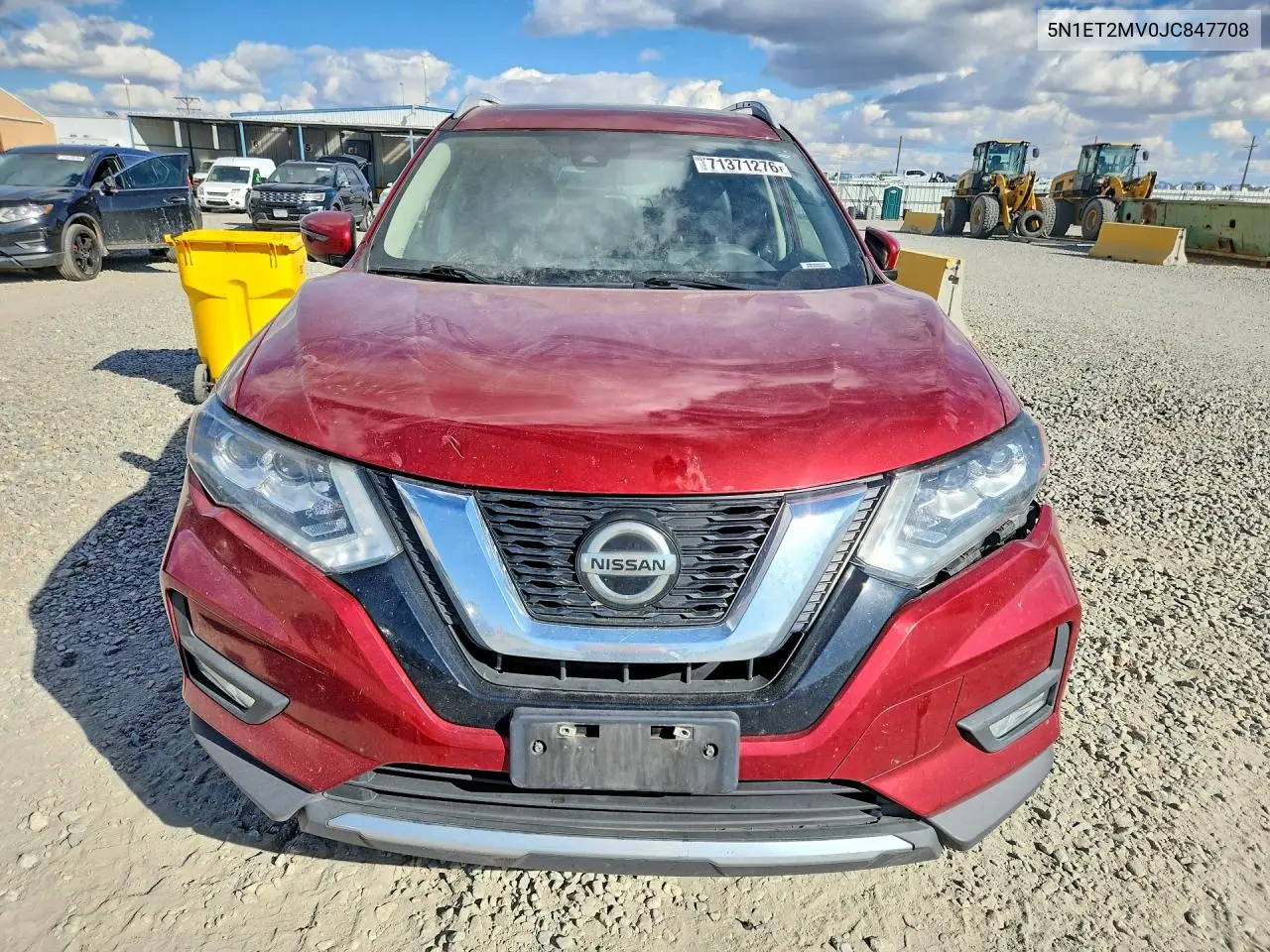 2018 NISSAN ROGUE VIN 5N1ET2MV0JC847708 — фото 5