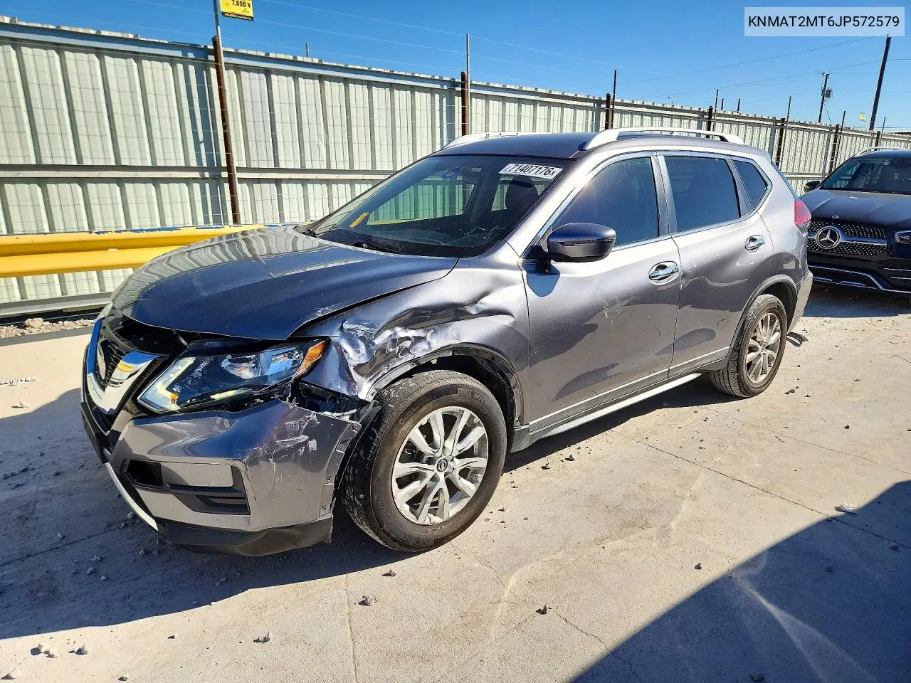 NISSAN ROGUE 2018, VIN KNMAT2MT6JP572579