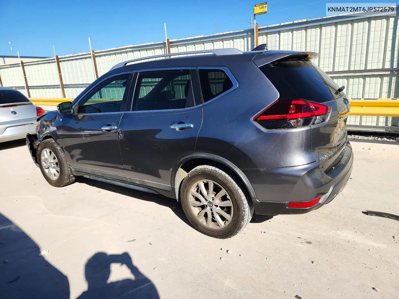 2018 NISSAN ROGUE VIN KNMAT2MT6JP572579 — фото 2