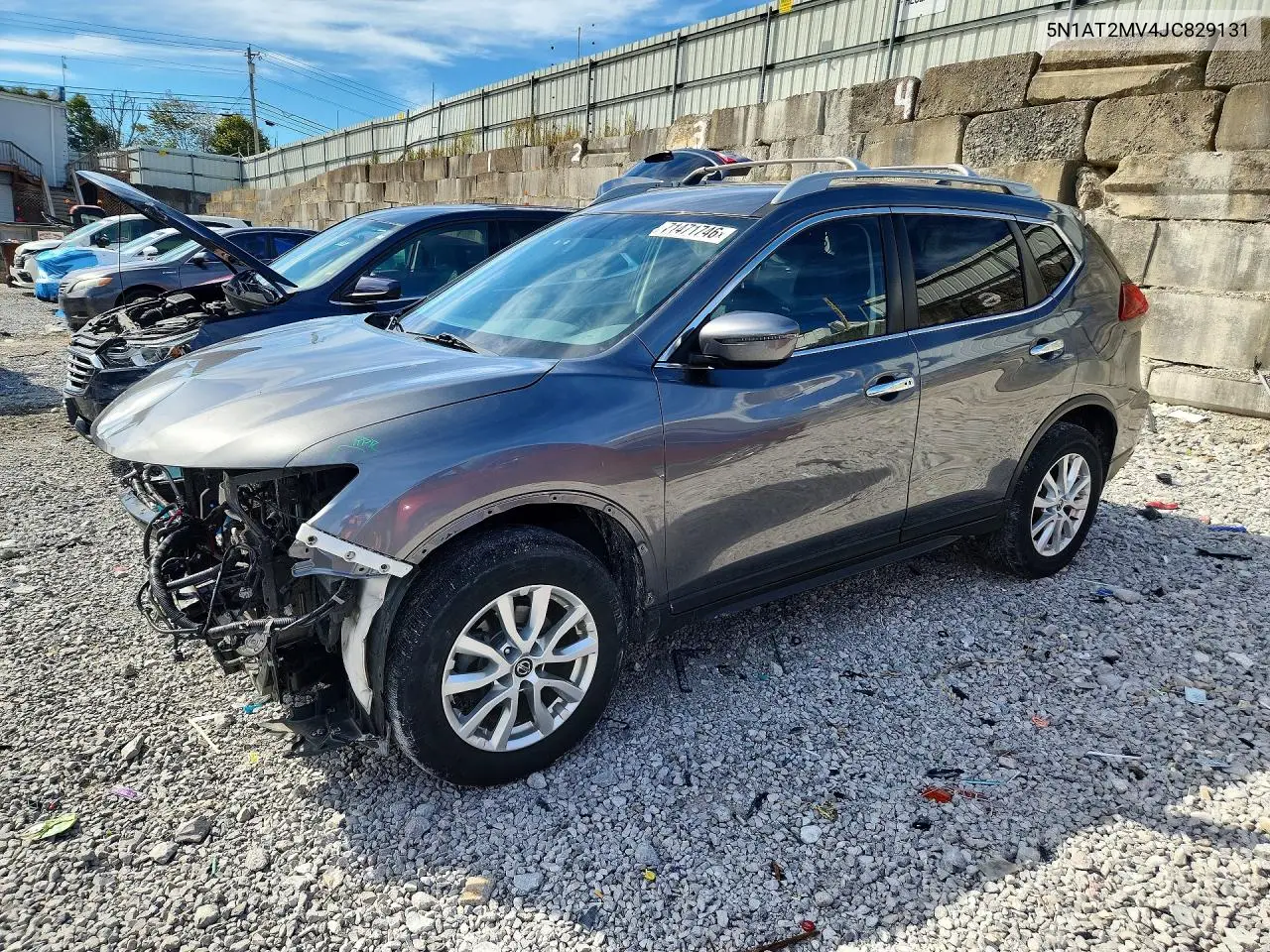 NISSAN ROGUE 2018, VIN 5N1AT2MV4JC829131