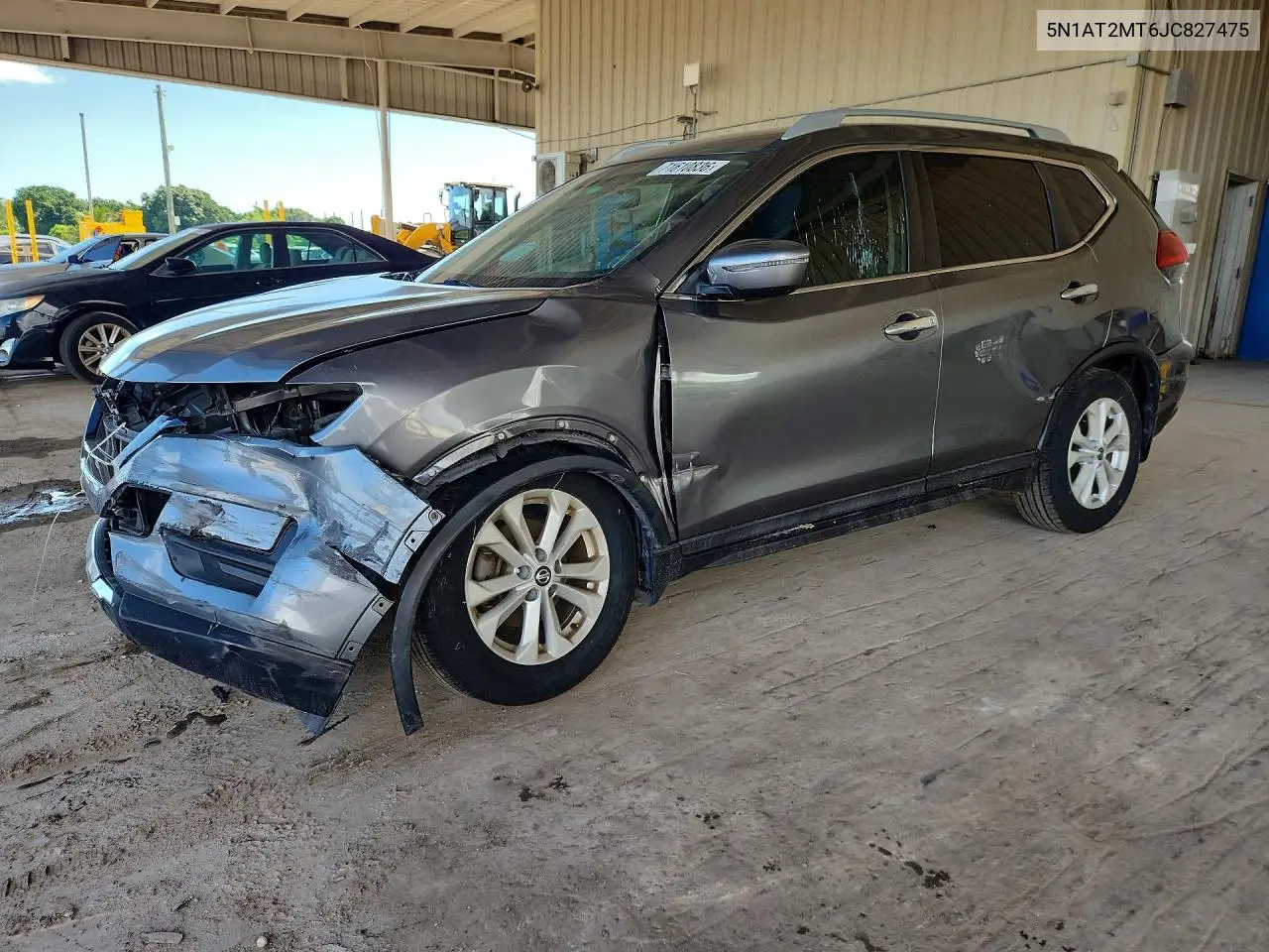 NISSAN ROGUE 2018, VIN 5N1AT2MT6JC827475