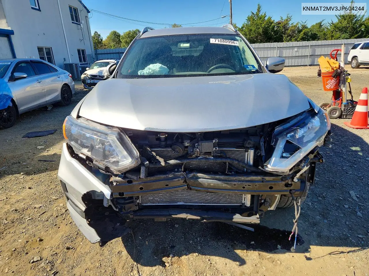 2018 NISSAN ROGUE VIN KNMAT2MV3JP604244 — фото 5
