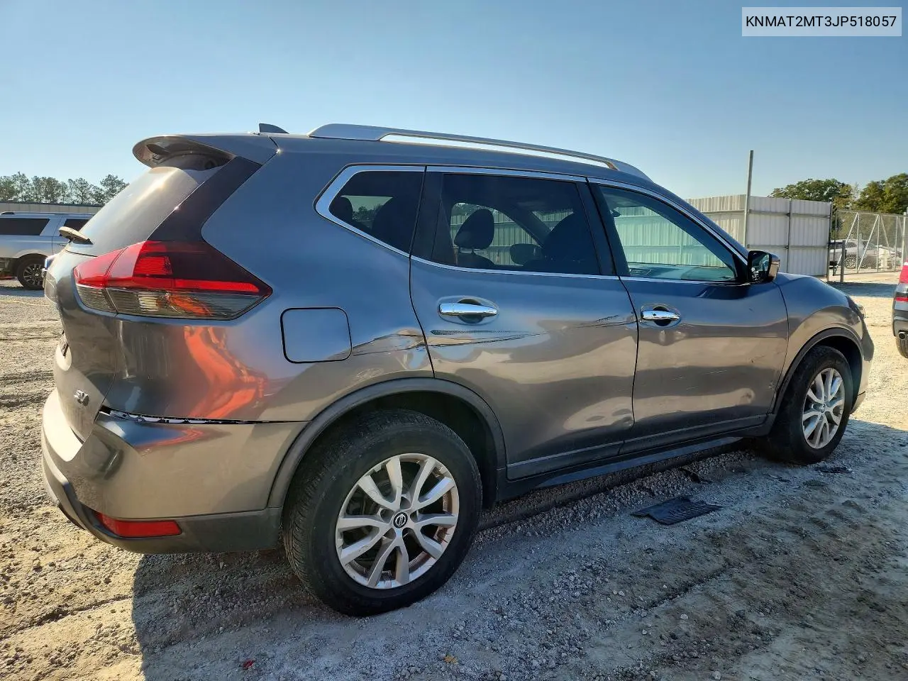 2018 NISSAN ROGUE VIN KNMAT2MT3JP518057 — фото 3