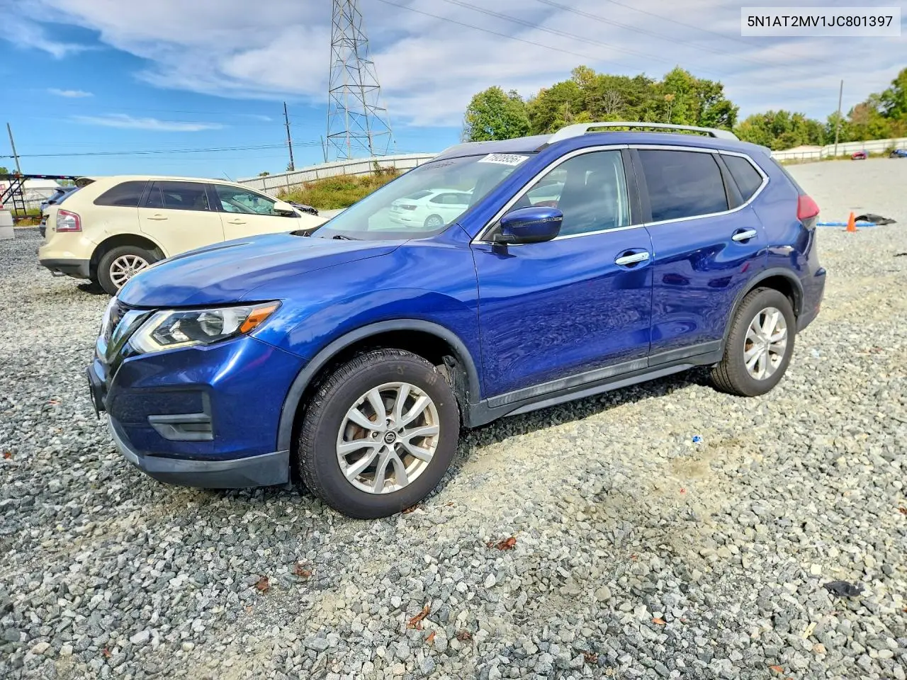 NISSAN ROGUE 2018, VIN 5N1AT2MV1JC801397