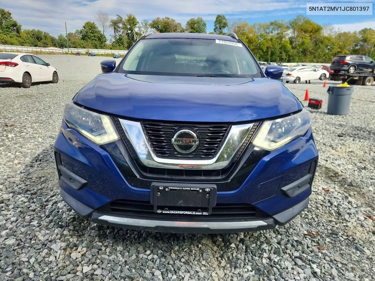 2018 NISSAN ROGUE VIN 5N1AT2MV1JC801397 — фото 5