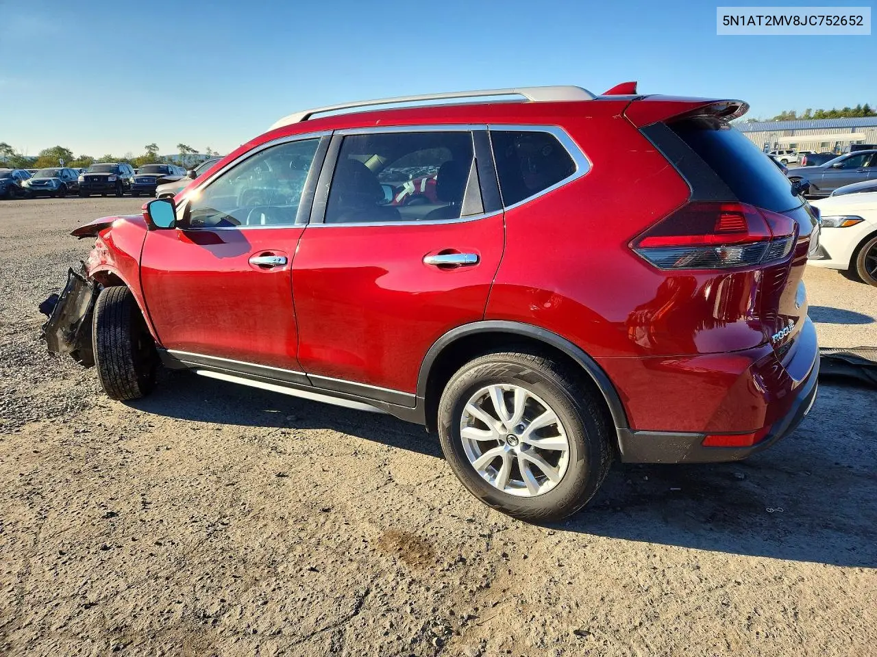 2018 NISSAN ROGUE VIN 5N1AT2MV8JC752652 — фото 2