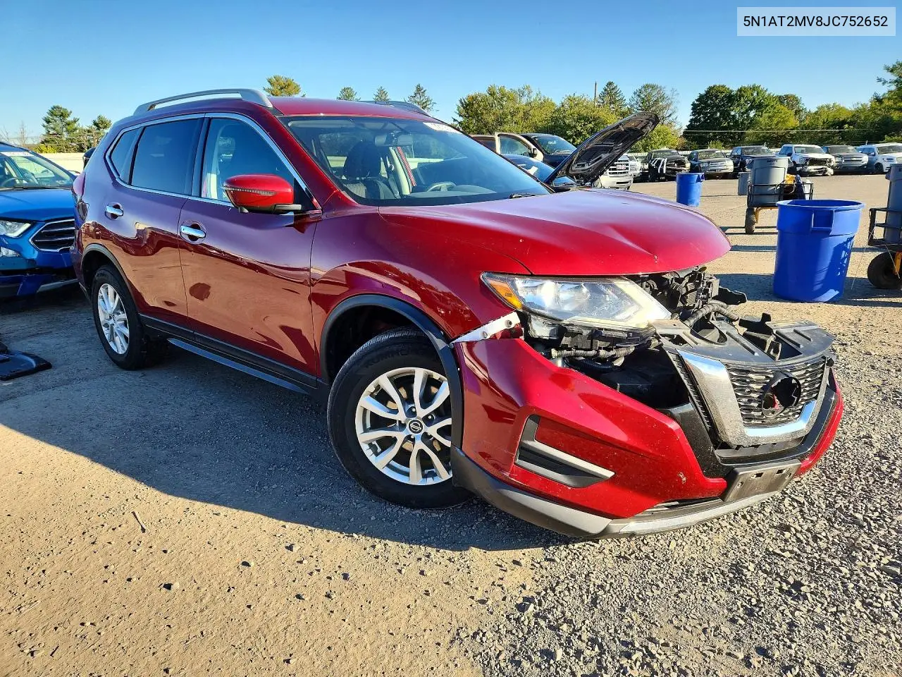 2018 NISSAN ROGUE VIN 5N1AT2MV8JC752652 — фото 4