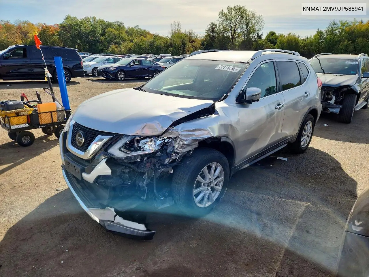 NISSAN ROGUE 2018, VIN KNMAT2MV9JP588941
